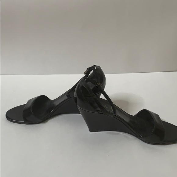 PRADA black wedges with straps - Picture 3 of 9